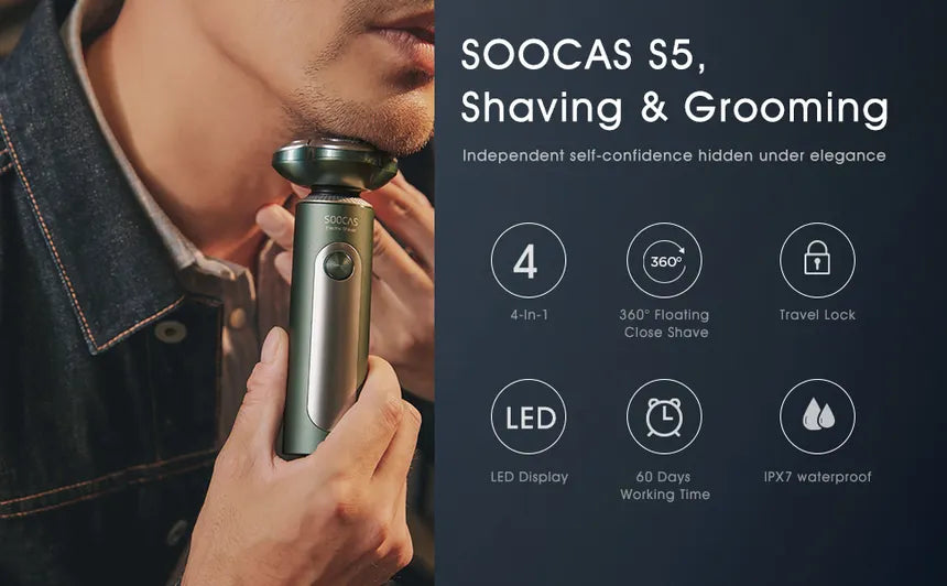 Electric Razor for Men, 5 in 1